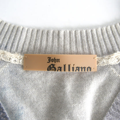 John Galliano FW06 V-Neck Cashmere Sweater Size M