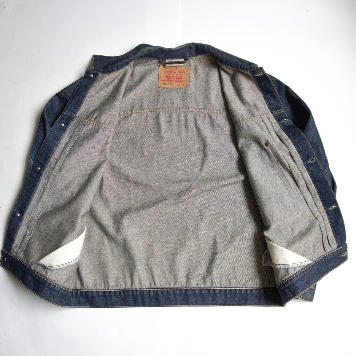 LEVI'S 70501 04 1st Type Denim Jacket Size L