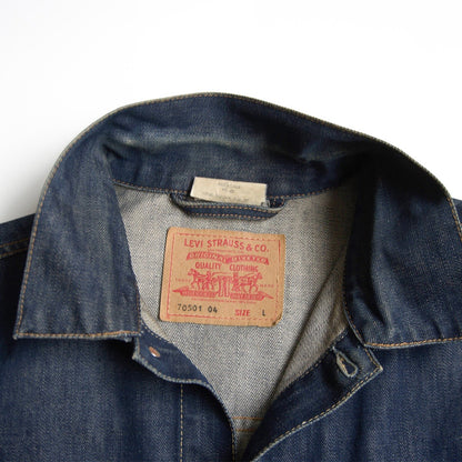 LEVI'S 70501 04 1st Type Denim Jacket Size L