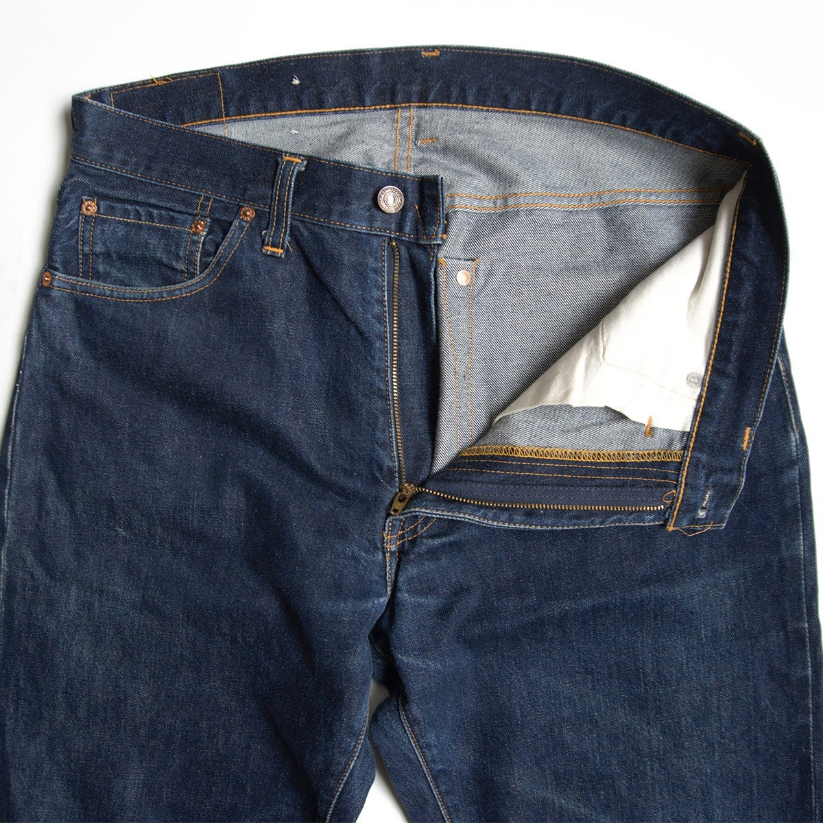 LEVI'S 551ZXX Big E Valencia-Made Denim Jeans Size 34×36
