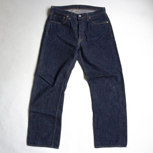 FULLCOUNT 1101 Straight Dark Indigo Denim Size 32