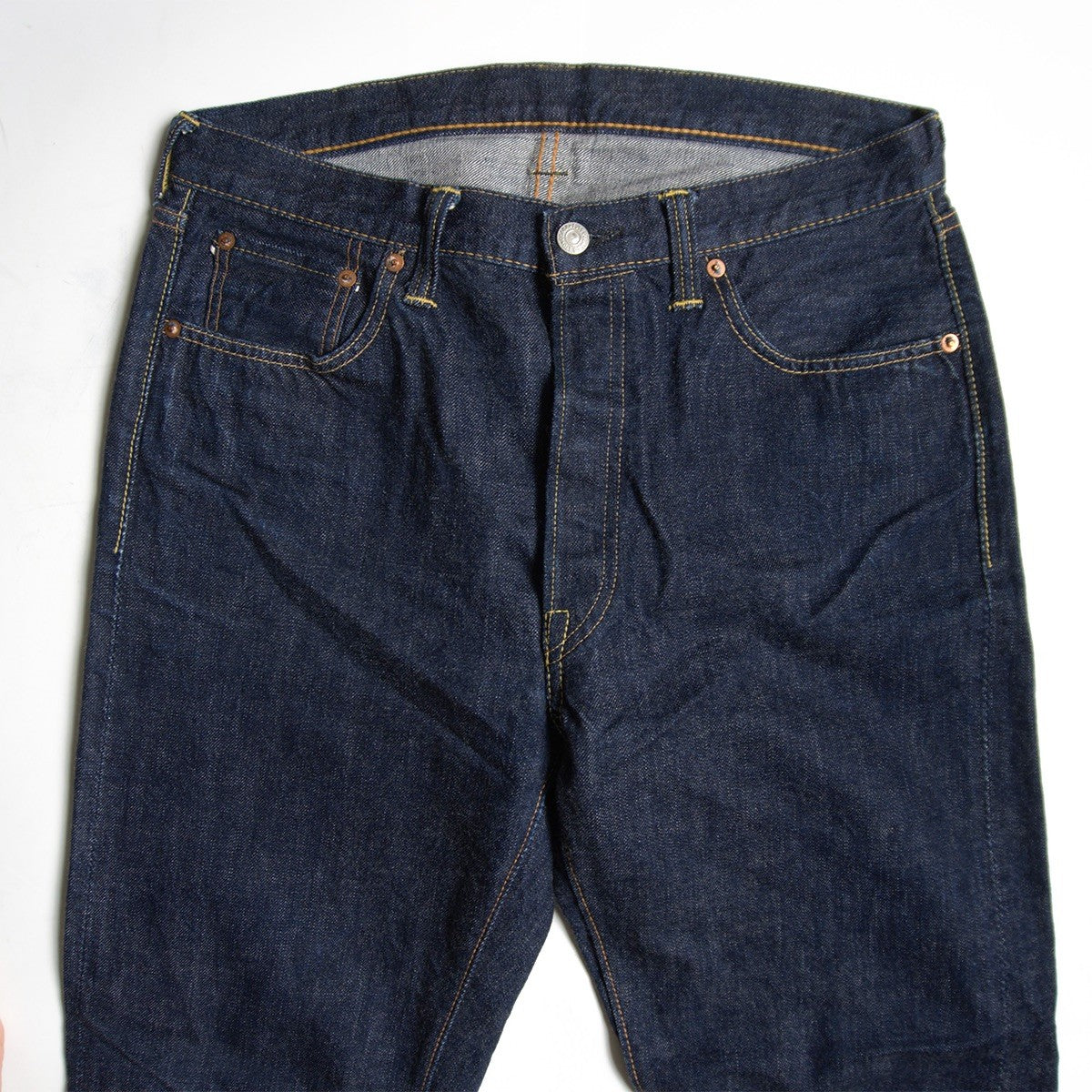 FULLCOUNT 1101 Straight Dark Indigo Denim Size 32