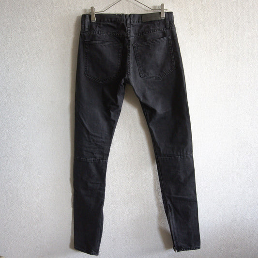 FEAR OF GOD Black Zip Hem Denim Jeans Size 30
