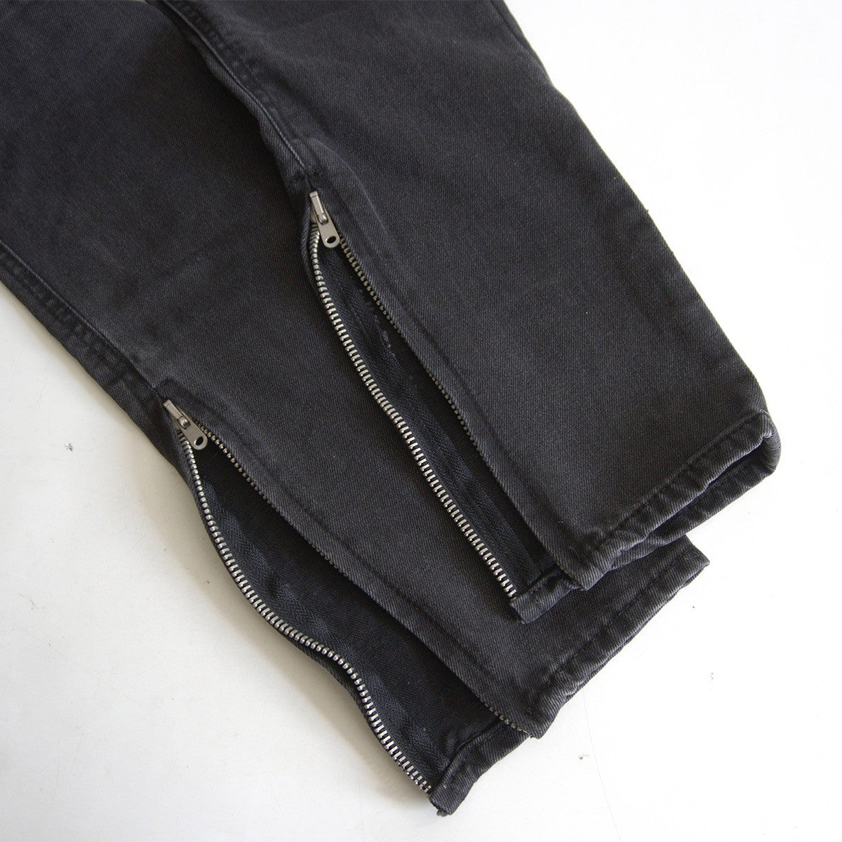 FEAR OF GOD Black Zip Hem Denim Jeans Size 30