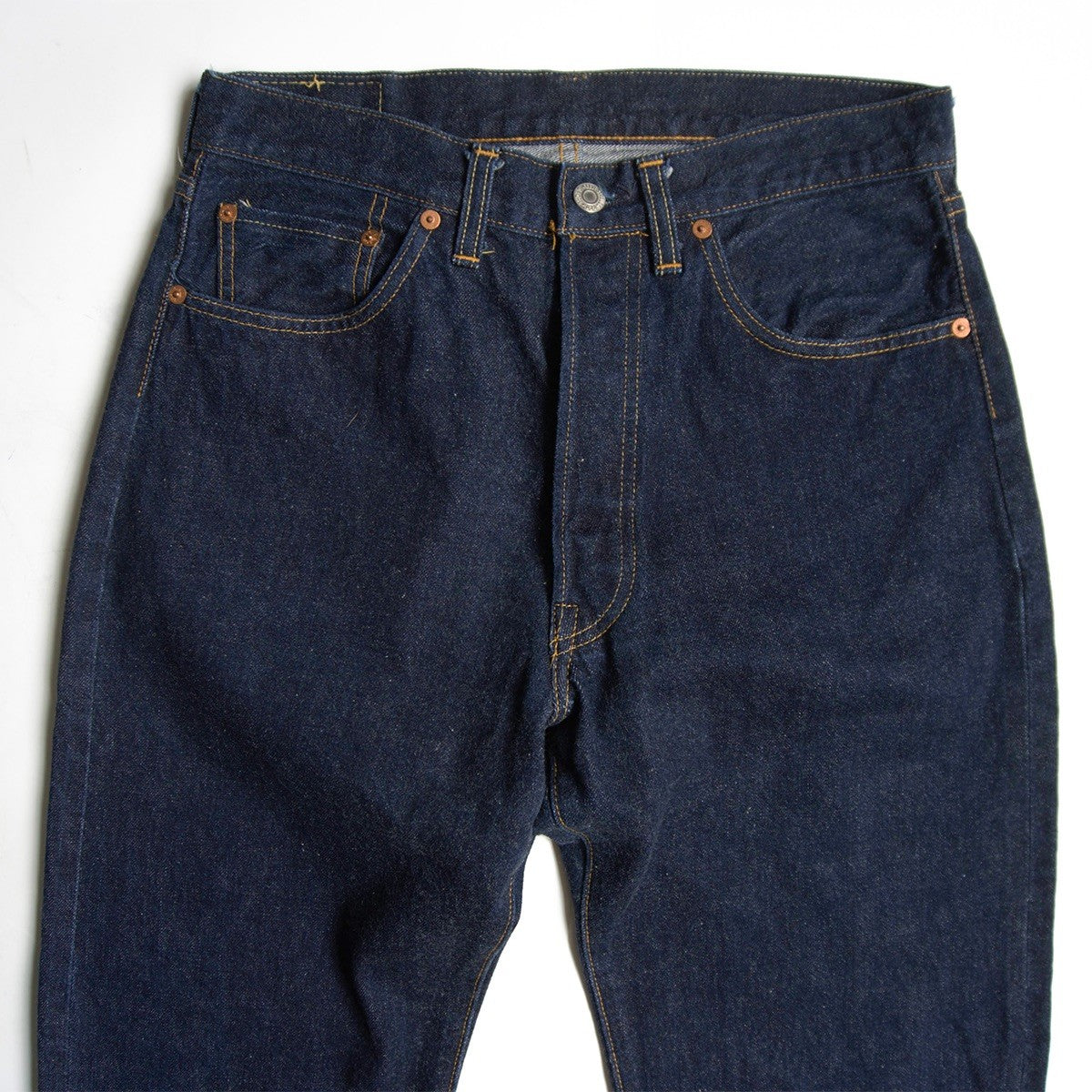 LEVI'S 501XX Big E Dark Indigo Valencia Jeans Size 32×36