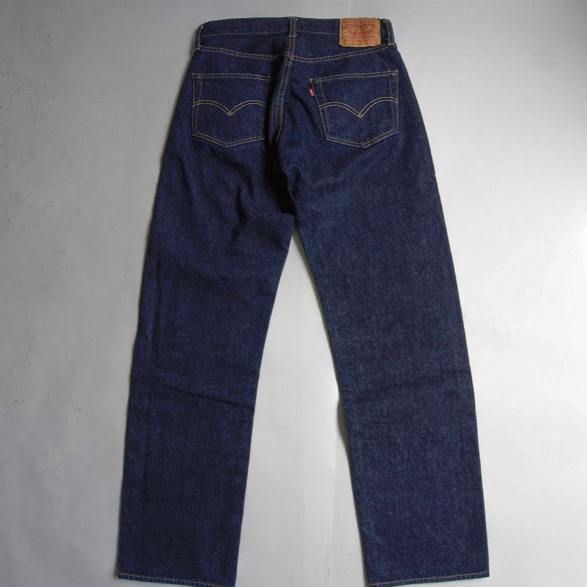 LEVI'S 501XX Big E Dark Indigo Valencia Jeans Size 32×36