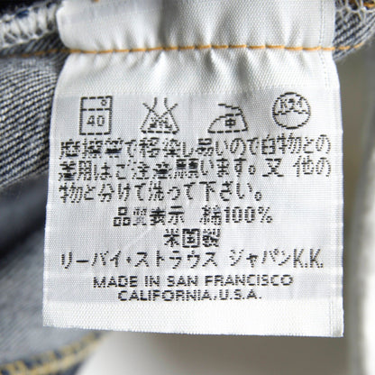 LEVI'S 501XX Big E Dark Indigo Valencia Jeans Size 32×36