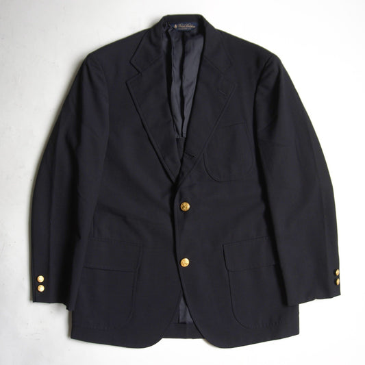 BROOKS BROTHERS Navy Gold Button Blazer