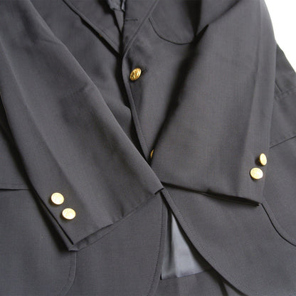 BROOKS BROTHERS Navy Gold Button Blazer