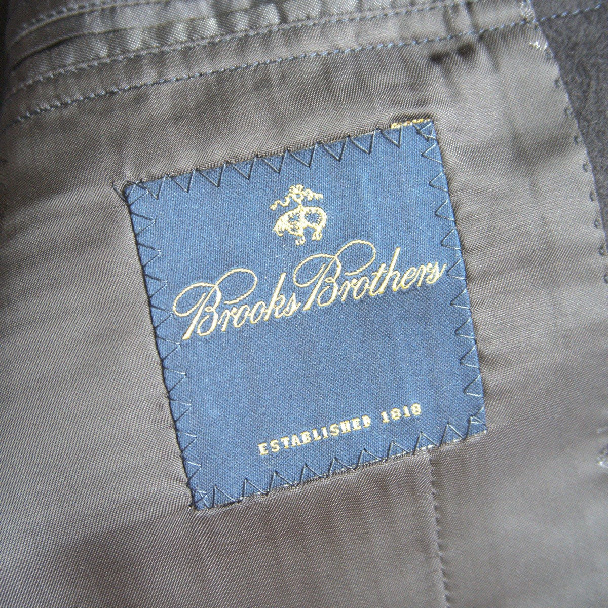 BROOKS BROTHERS Cashmere Navy Gold Button Blazer Size 36SHT