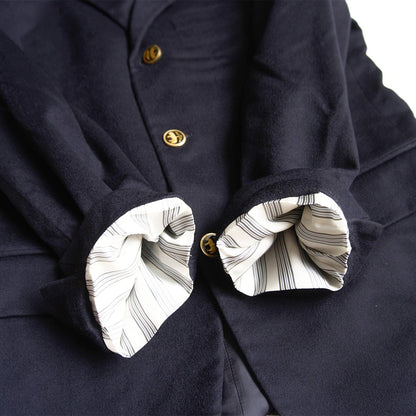 BROOKS BROTHERS Cashmere Navy Gold Button Blazer Size 36SHT