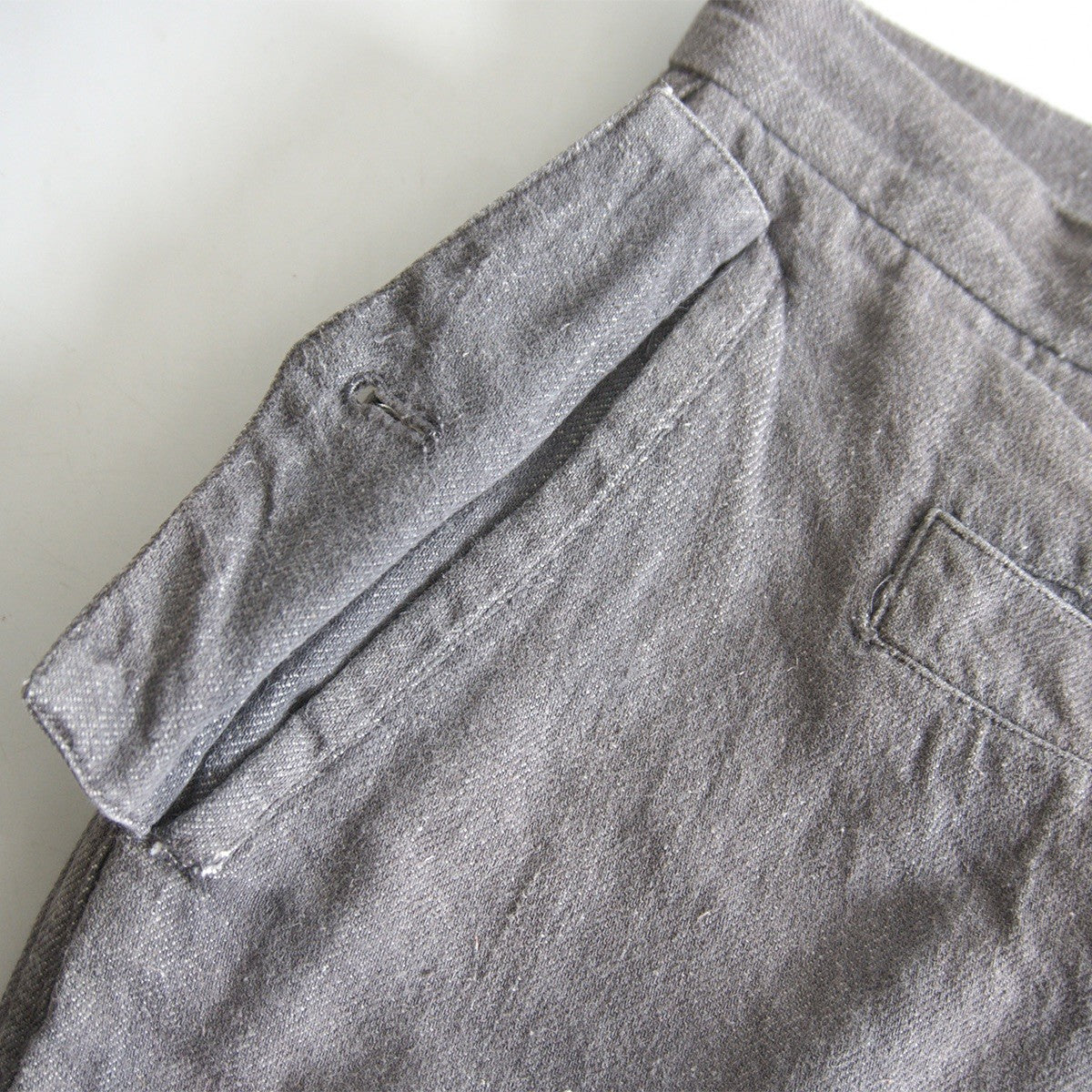 COMME des GARCONS HOMME 80s Belt Design Grey Denim Size M