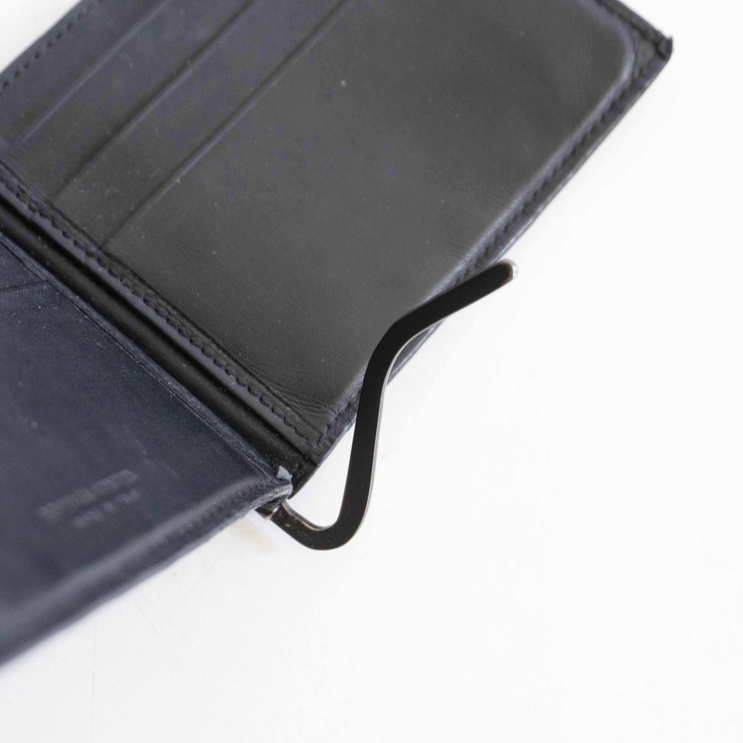 BOTTEGA VENETA Intrecciato Leather Clip Wallet Size ONE SIZE