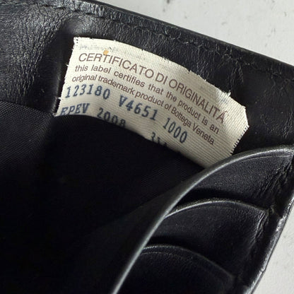 BOTTEGA VENETA Intrecciato Leather Clip Wallet Size ONE SIZE