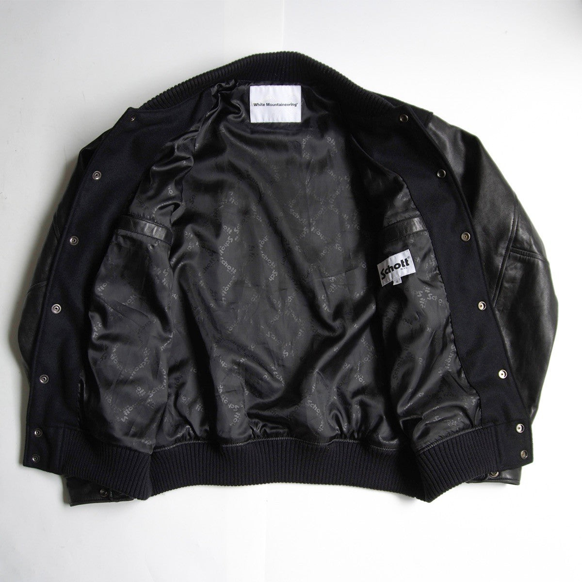SCHOTT VARSITY JACKET x WM 24AW White Ring Size S