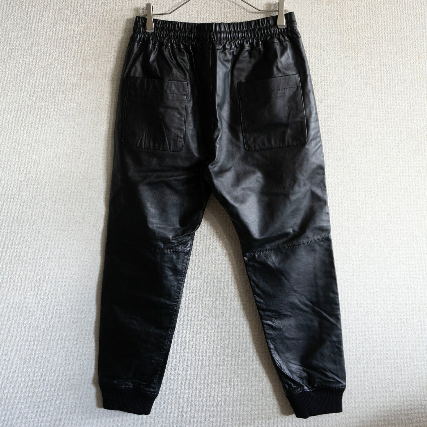 Onward Kashiyama Horsehide Leather Pants Black Size M