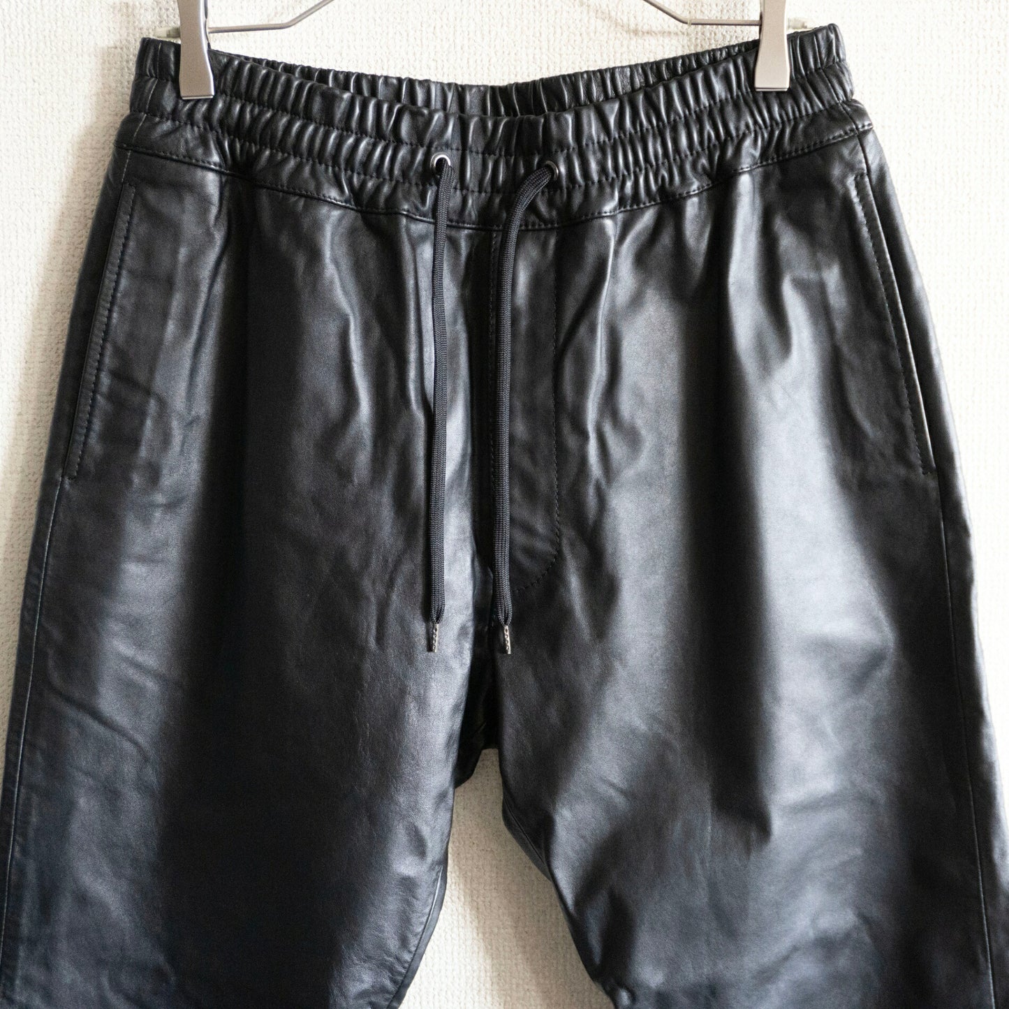 Onward Kashiyama Horsehide Leather Pants Black Size M
