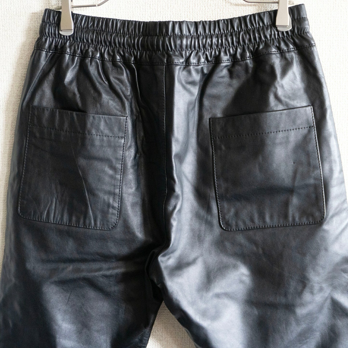 Onward Kashiyama Horsehide Leather Pants Black Size M