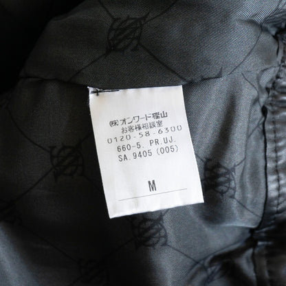 Onward Kashiyama Horsehide Leather Pants Black Size M