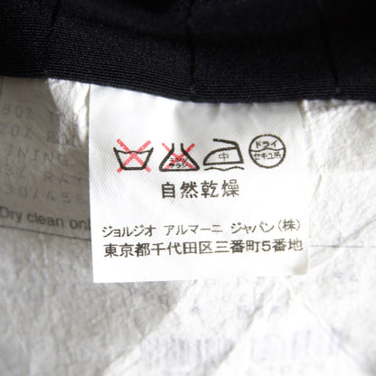 GIORGIO ARMANI Black Stripe Slacks Size 54