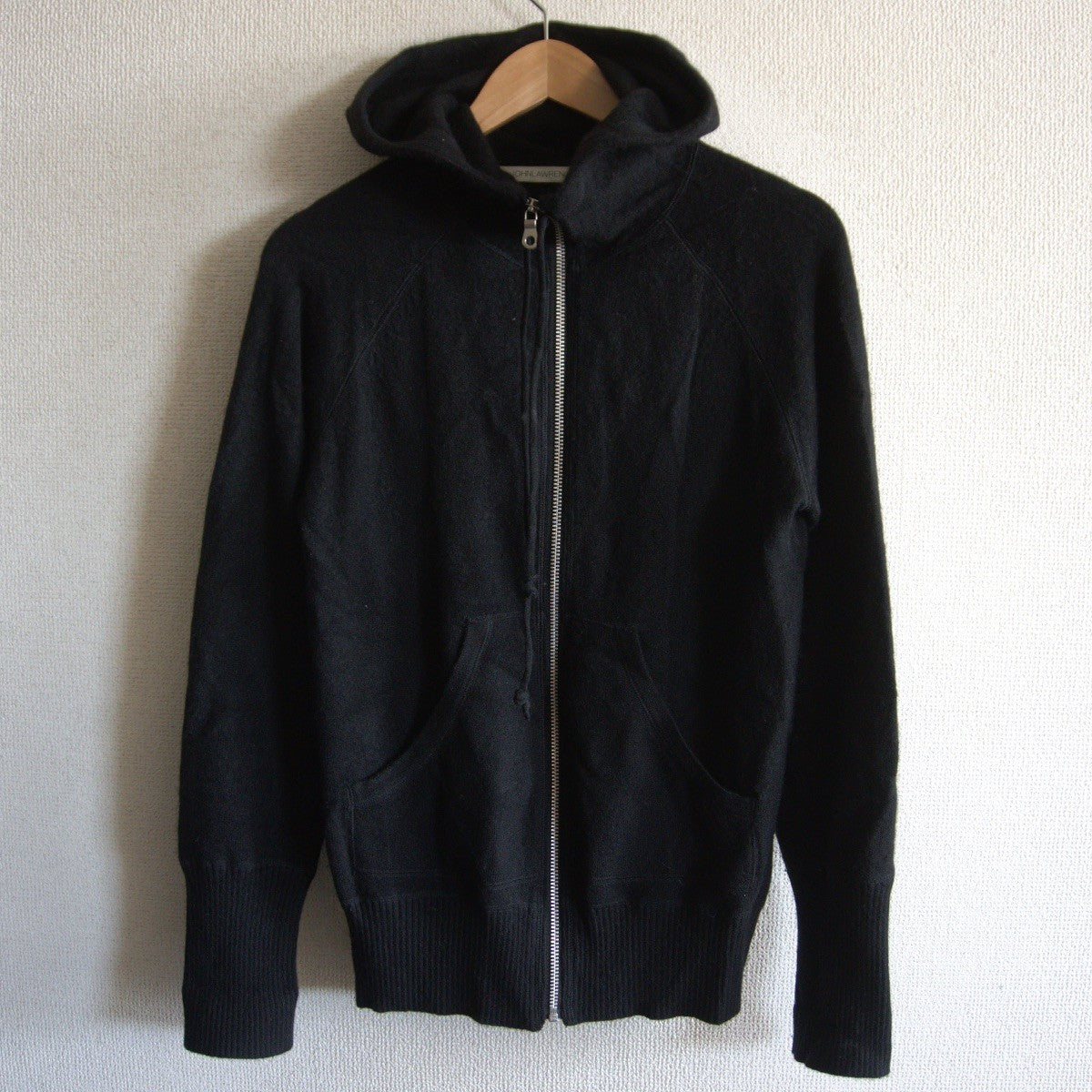 JOHNLAWRENCESULLIVAN Cashmere Zip Hoodie Black Size 34