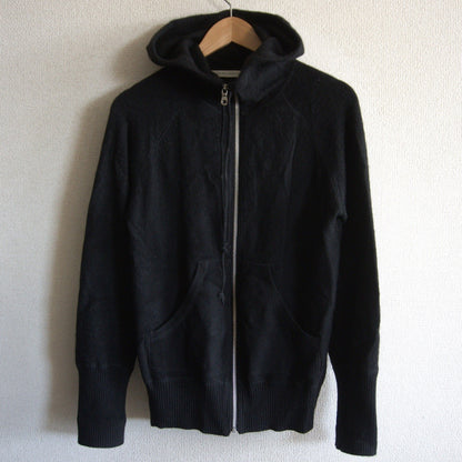 JOHNLAWRENCESULLIVAN Cashmere Zip Hoodie Black Size 34