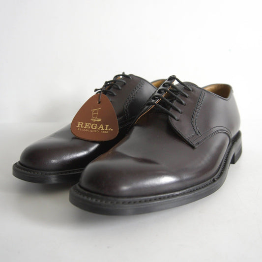 REGAL Plain Toe Leather Shoes Size 26EE