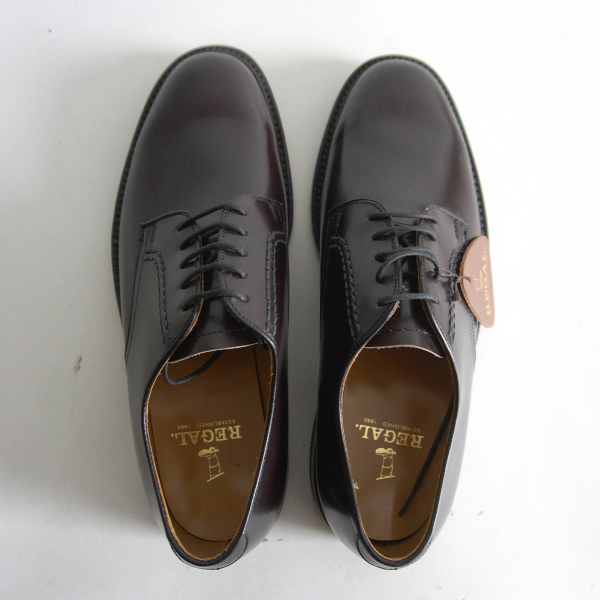 REGAL Plain Toe Leather Shoes Size 26EE