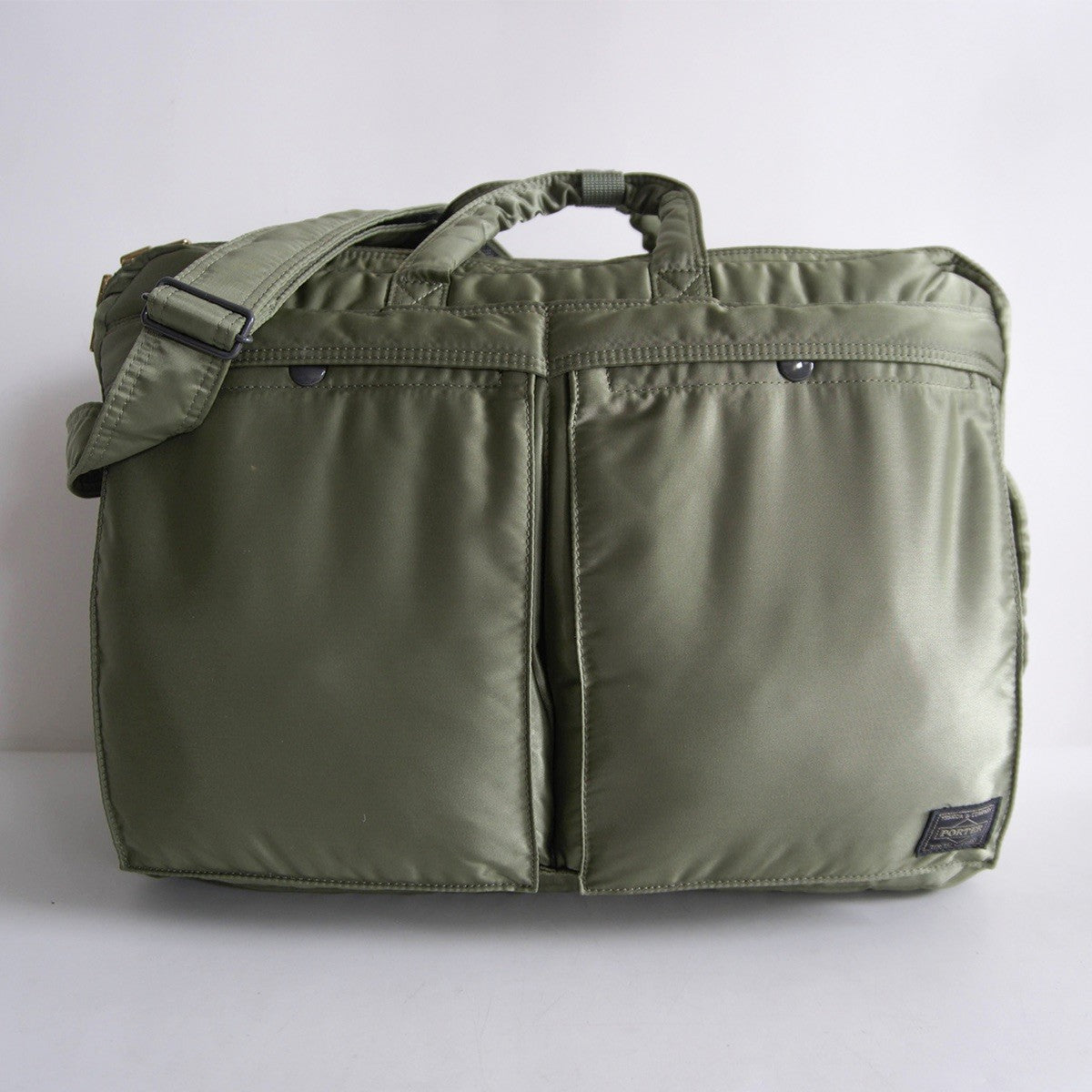 PORTER Tanker 3-Way Nylon Briefcase Sage Green Size ONE SIZE