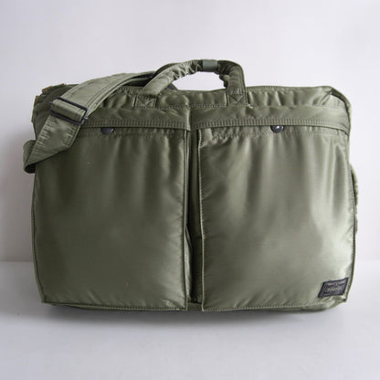 PORTER Tanker 3-Way Nylon Briefcase Sage Green Size ONE SIZE