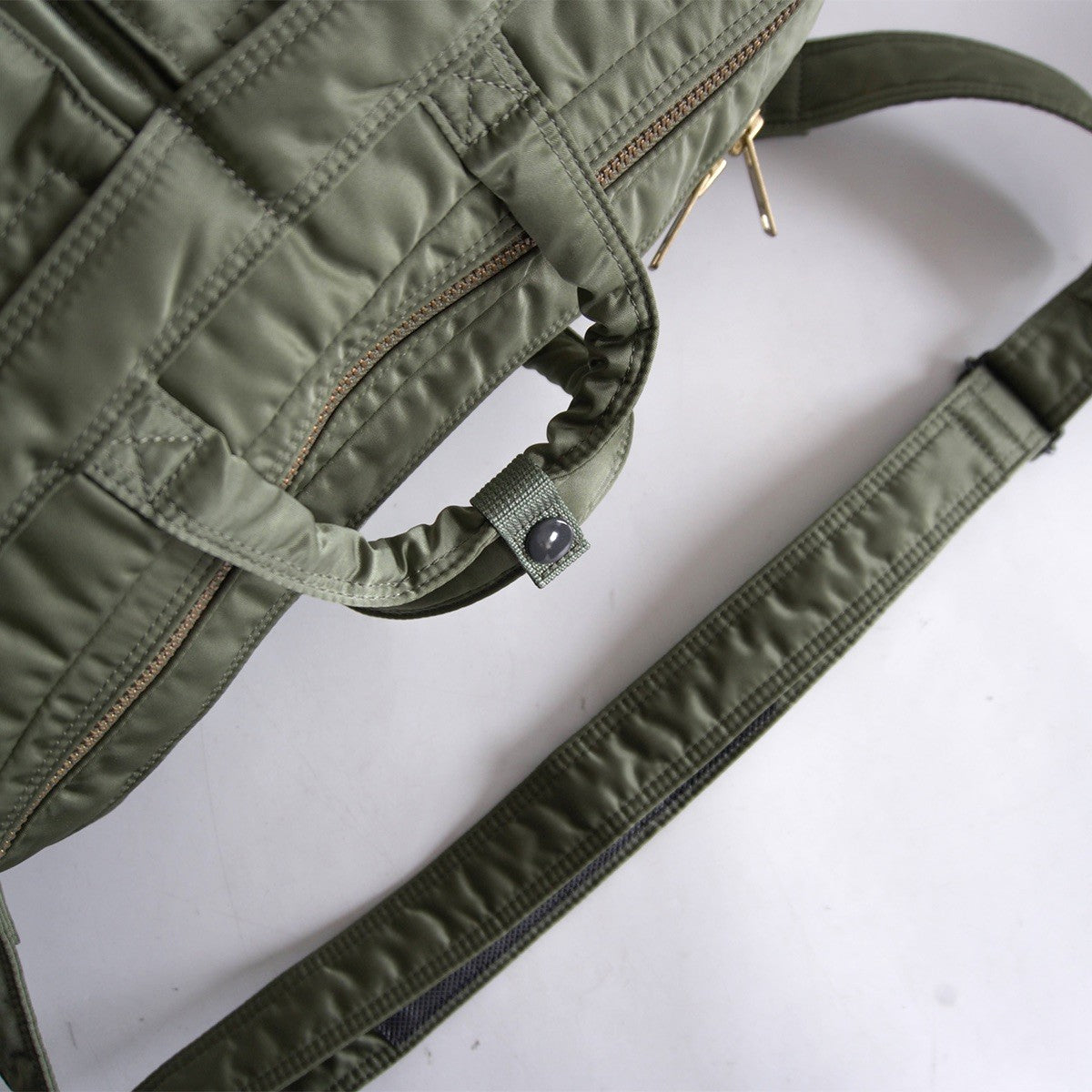 PORTER Tanker 3-Way Nylon Briefcase Sage Green Size ONE SIZE