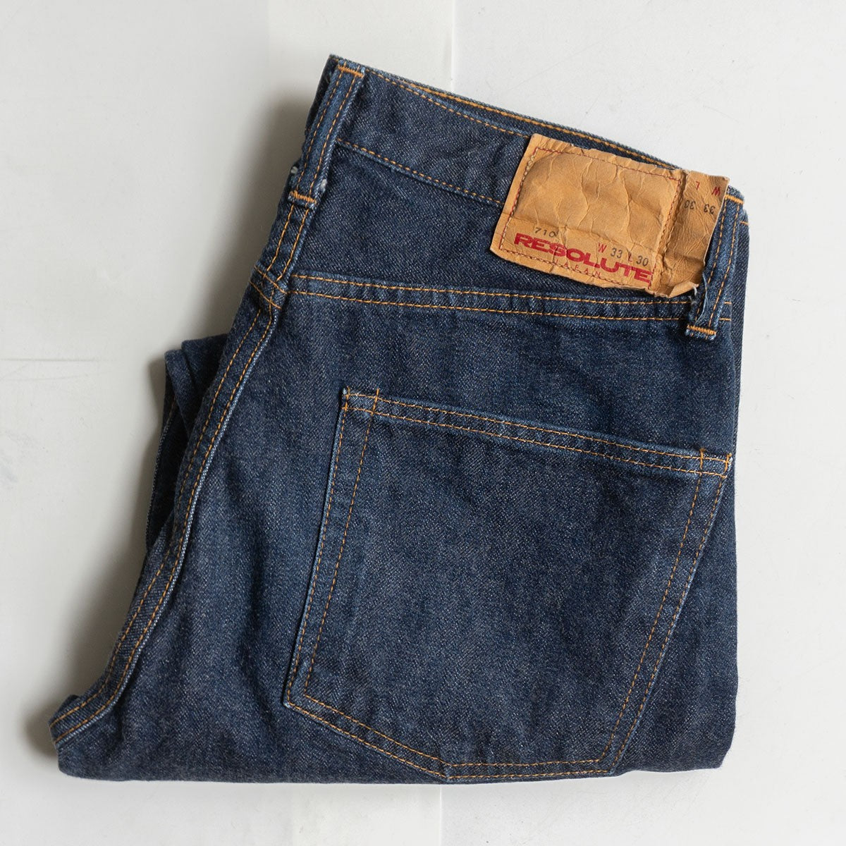 RESOLUTE 710 Tapered Straight Dark Wash Jeans Size 33×30