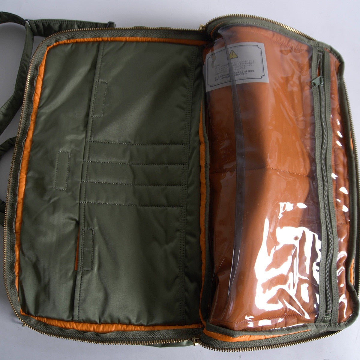 PORTER Tanker 3-Way Nylon Briefcase Sage Green Size ONE SIZE