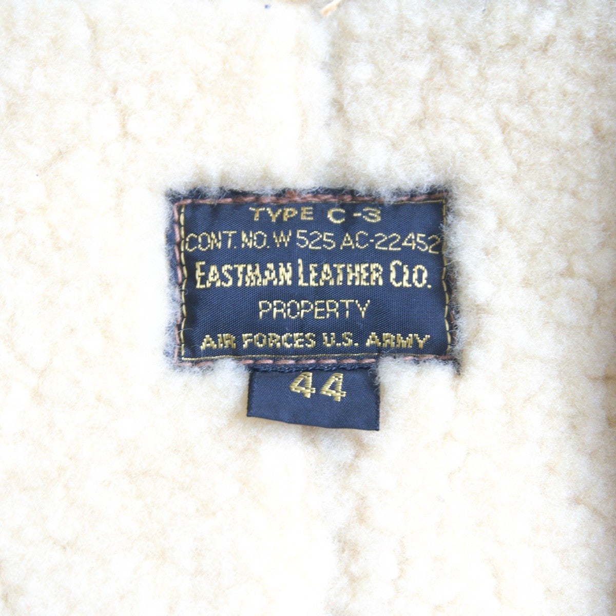 EASTMAN LEATHER C-3 Mouton Leather Vest Size 44