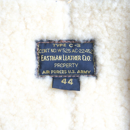 EASTMAN LEATHER C-3 Mouton Leather Vest Size 44