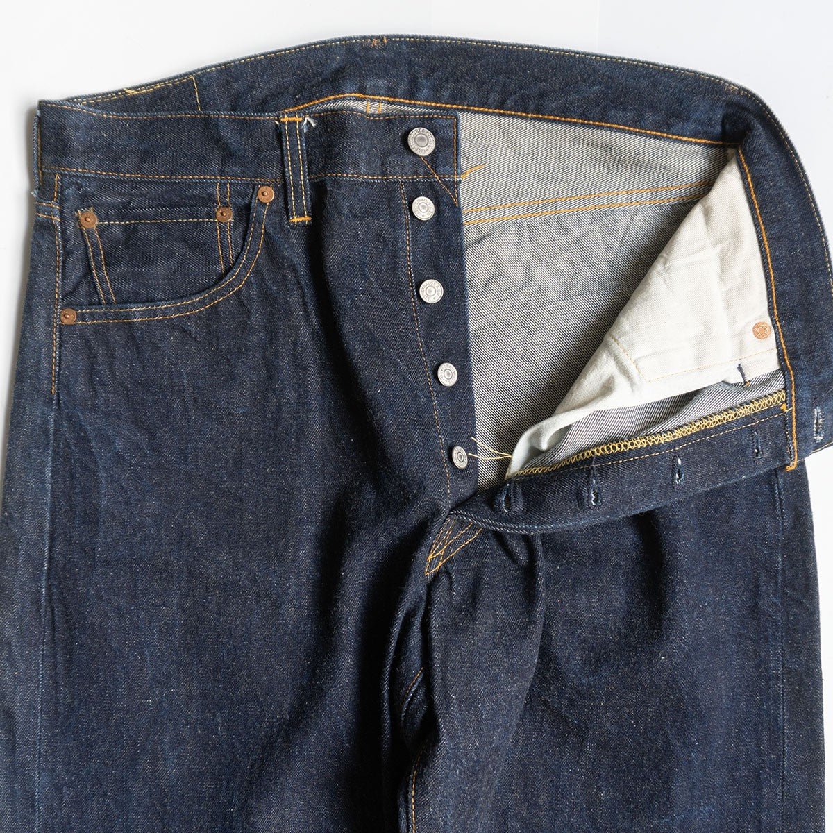 LEVI'S Valencia 501XX Big E Dark Wash Jeans Size 34×36