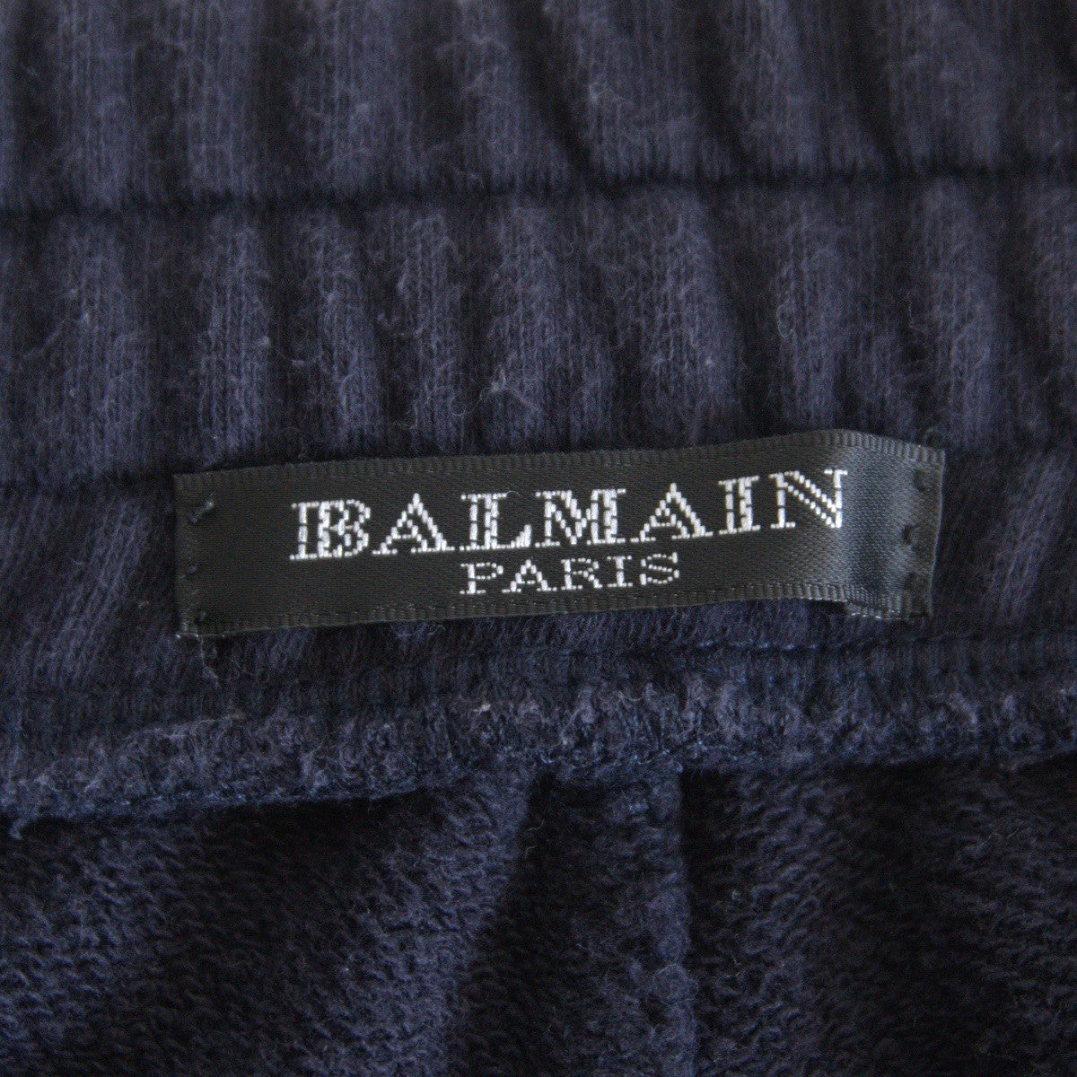 BALMAIN Black Sweat Biker Pants Sweatshirt Size XS