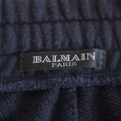 BALMAIN Black Sweat Biker Pants Sweatshirt Size XS