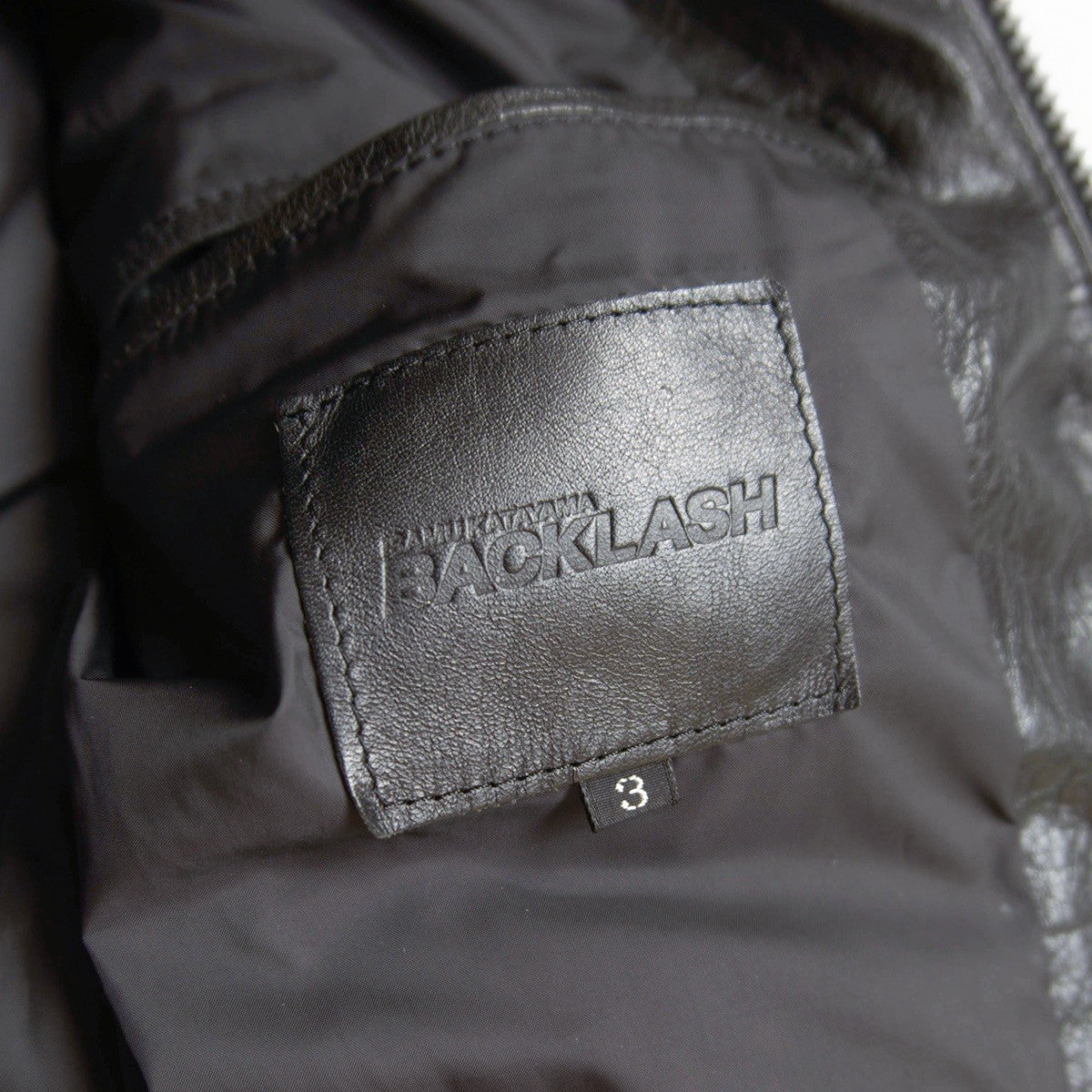 ISAMU KATAYAMA BACKLASH Buffalo Leather Vest Black Size L