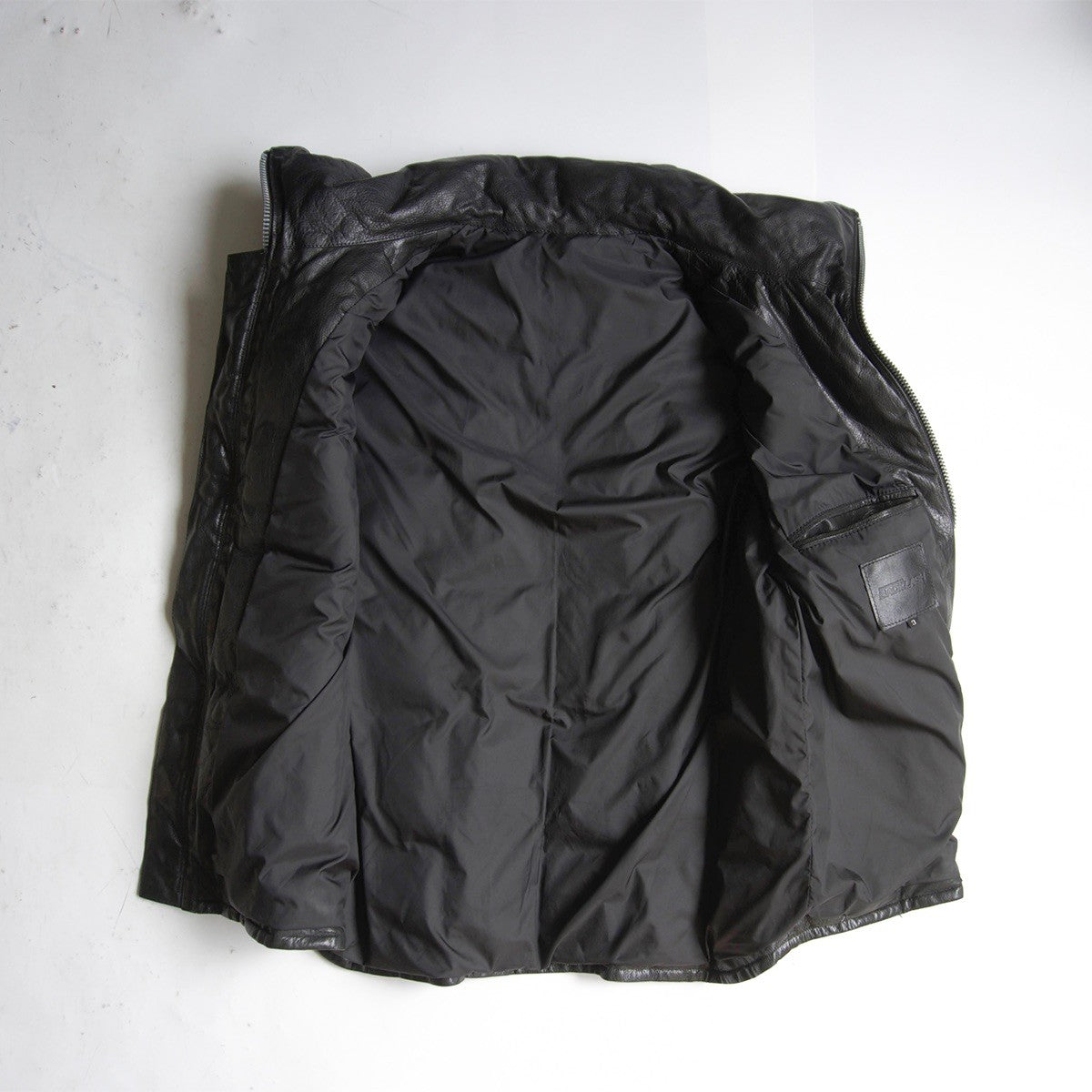 ISAMU KATAYAMA BACKLASH Buffalo Leather Vest Black Size L