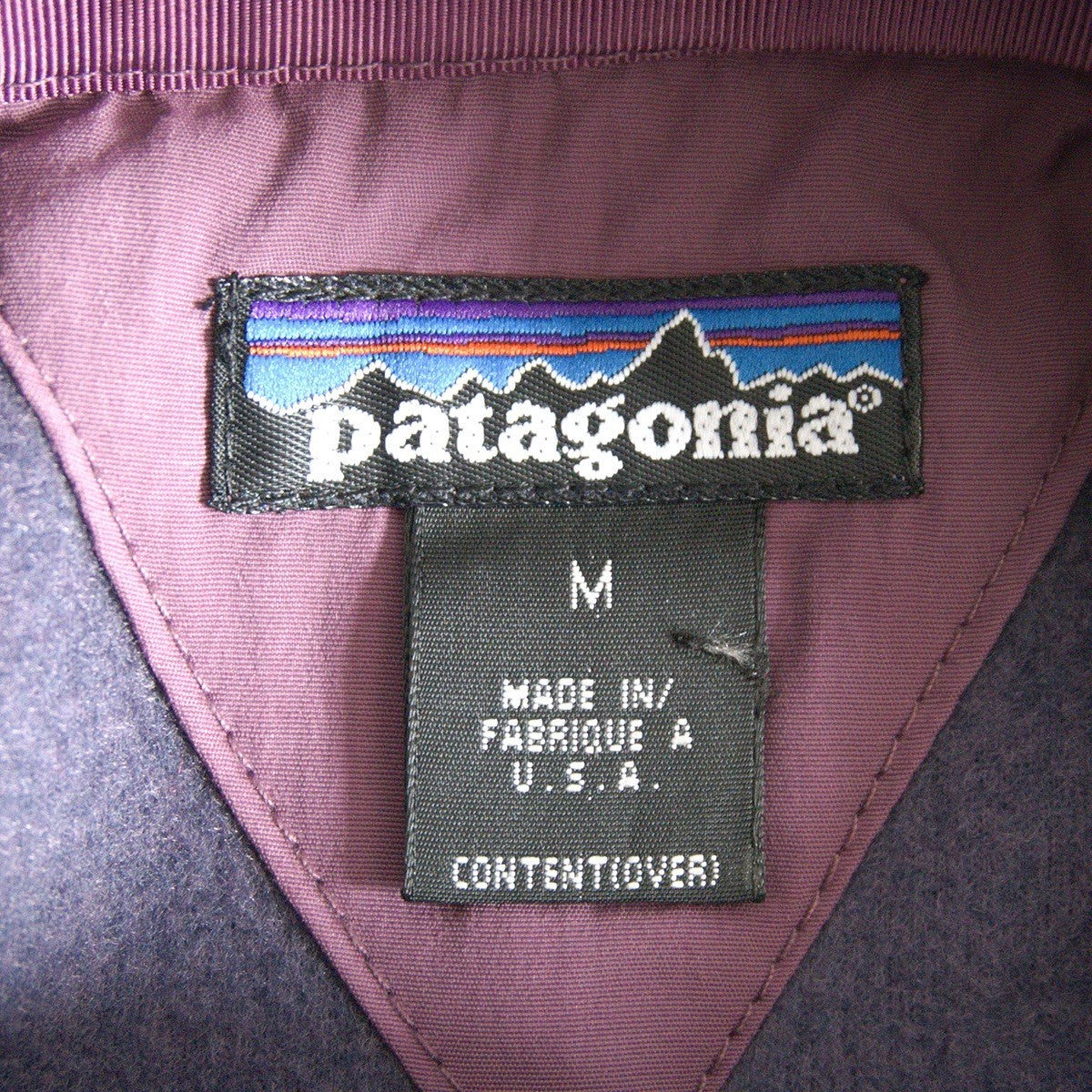 PATAGONIA 90s Micro D-Lux Snap-T Fleece Jacket Purple Size M