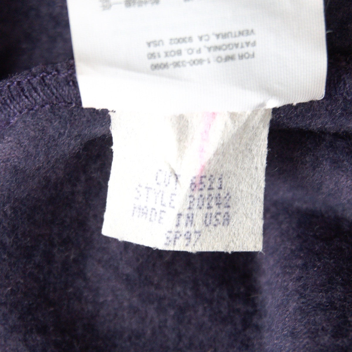 PATAGONIA 90s Micro D-Lux Snap-T Fleece Jacket Purple Size M
