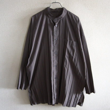 HOMME PLISSE ISSEY MIYAKE Pleated Shirt Gray Size 2