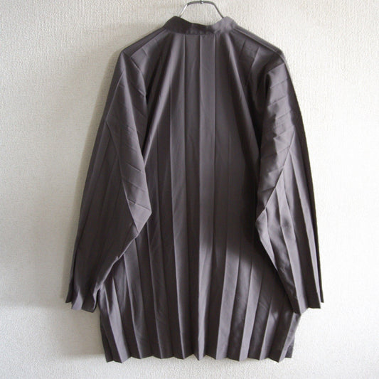 HOMME PLISSE ISSEY MIYAKE Pleated Shirt Gray Size 2
