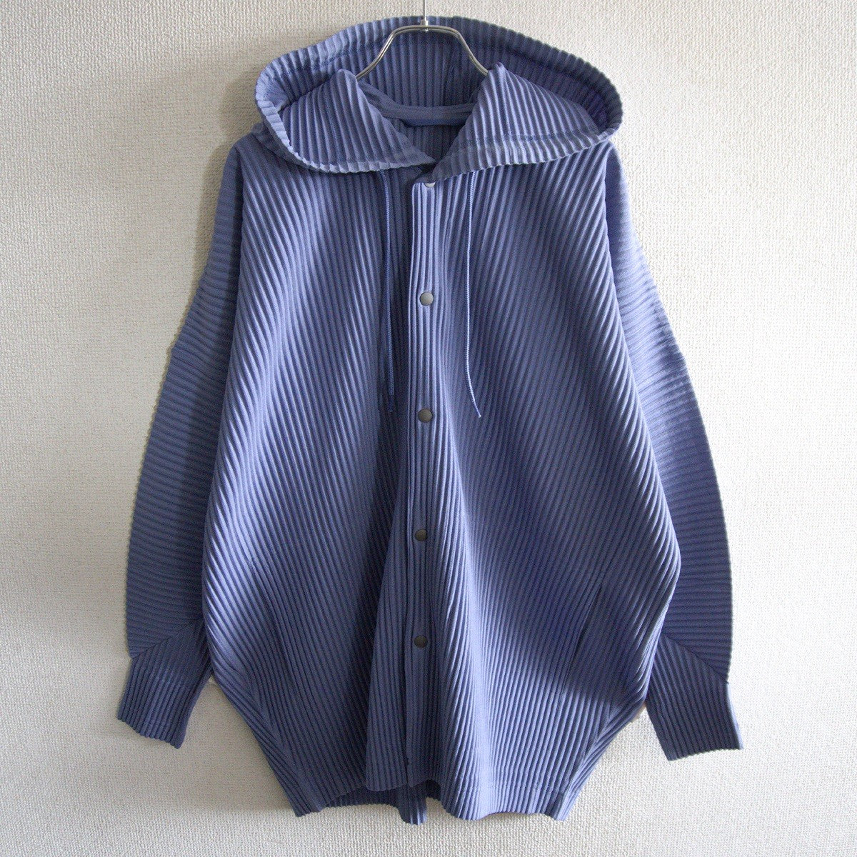 HOMME PLISSE ISSEY MIYAKE Pleated Hoodie Lavender