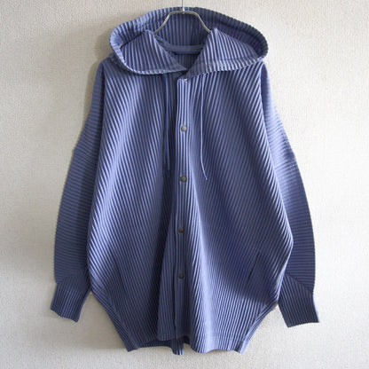 HOMME PLISSE ISSEY MIYAKE Pleated Hoodie Lavender