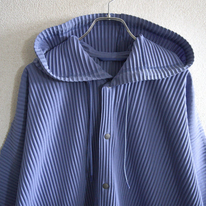 HOMME PLISSE ISSEY MIYAKE Pleated Hoodie Lavender