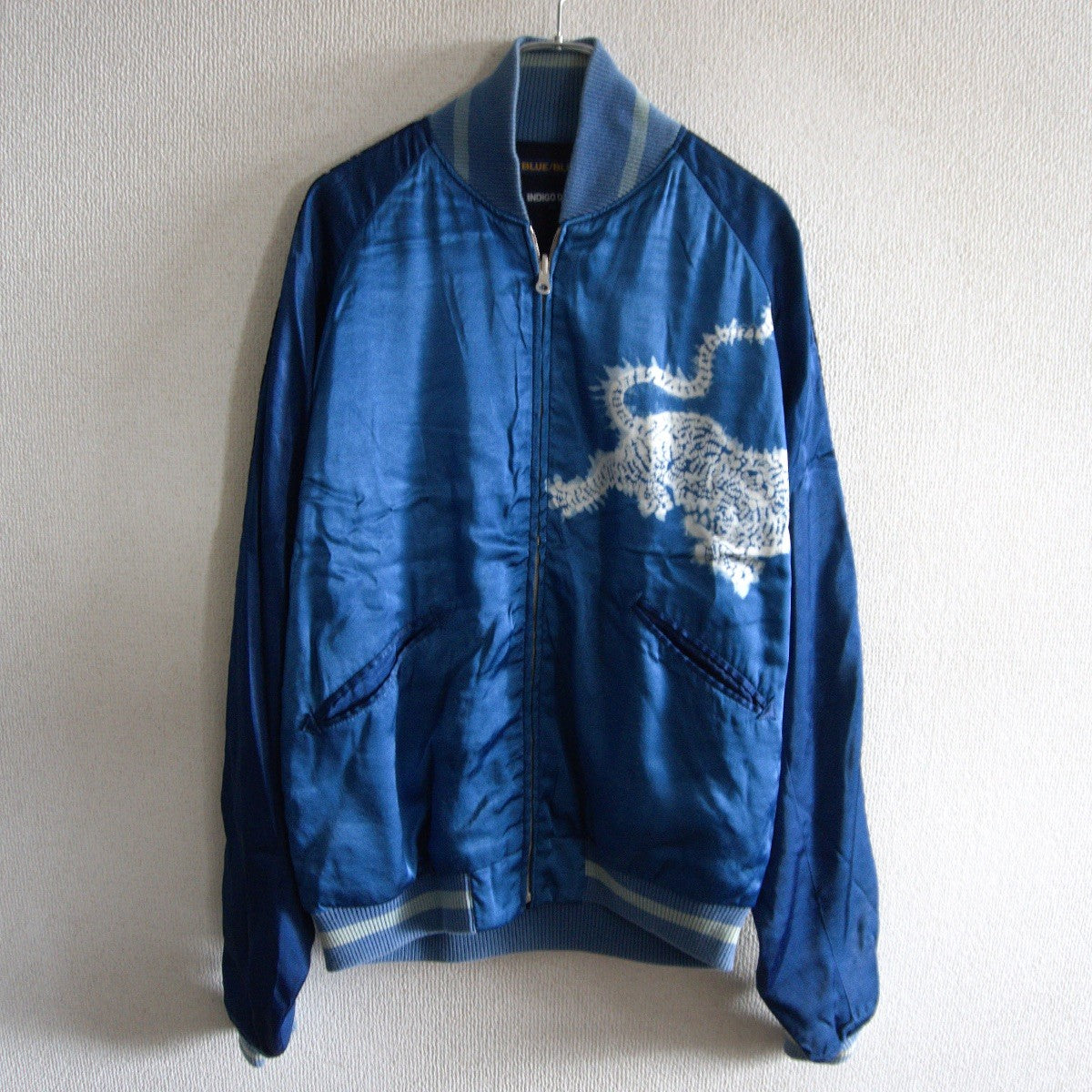 BLUE BLUE Indigo Embroidered Souvenir Jacket Size 3