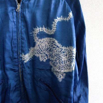 BLUE BLUE Indigo Embroidered Souvenir Jacket Size 3