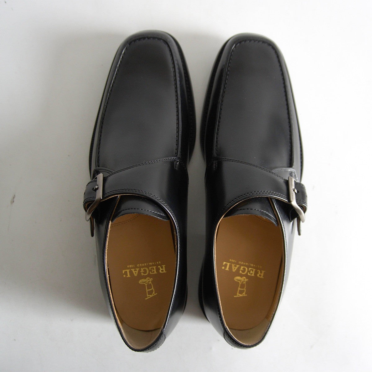 REGAL Monk Strap Leather Shoes Size 26cm